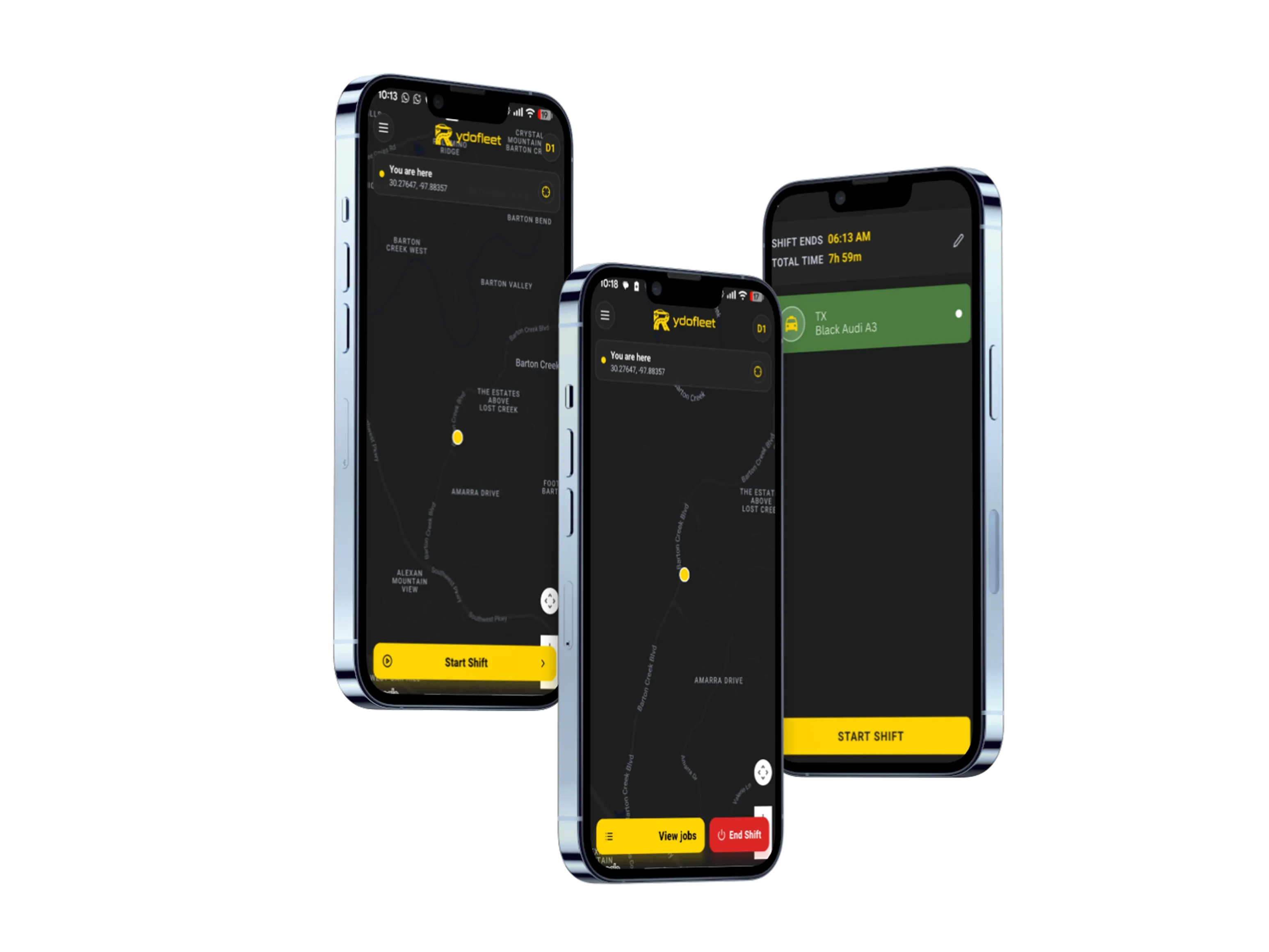 Rydofleet driver app